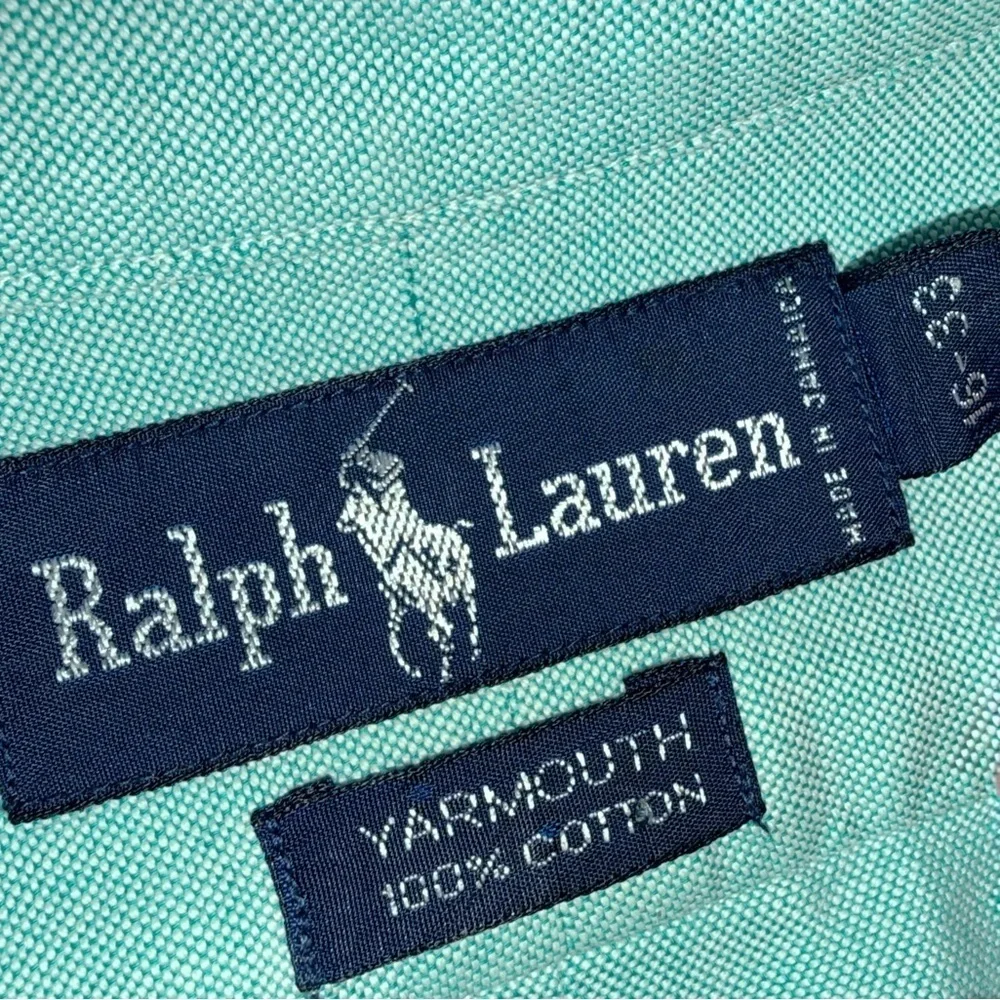Ralph Lauren Yarmouth Button-Down Shirt L/S Mint Green Oxford 16 X 33